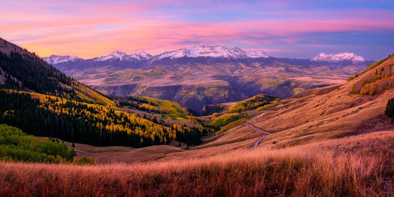 Last Dollar Road Sunrise Telluride