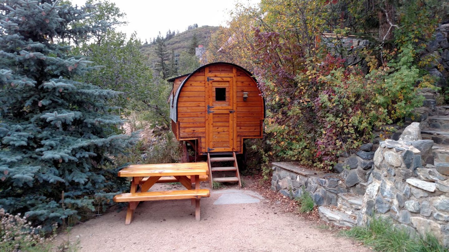 Strawberry Park Hot Springs Wagon Cabin