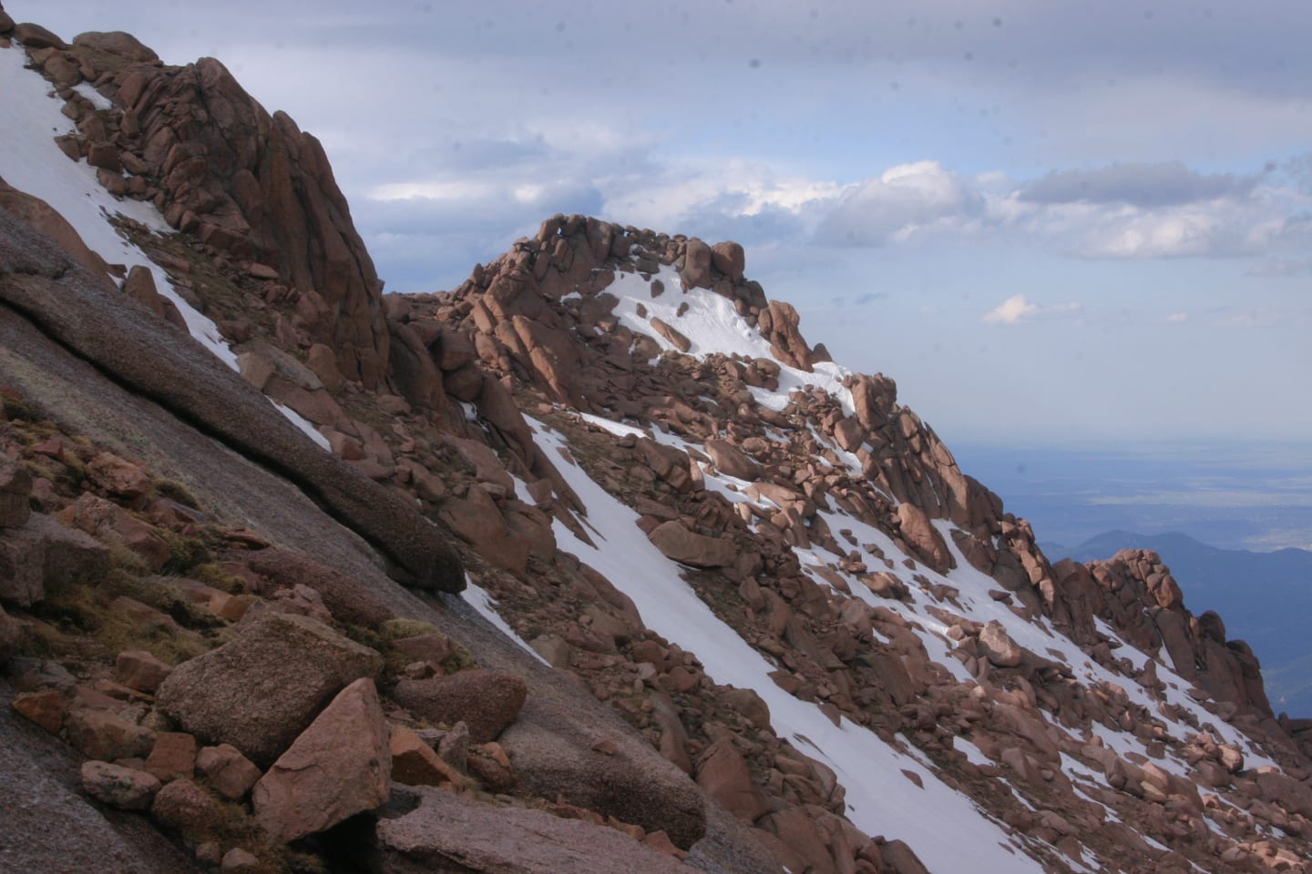Barr Trail Hiking Pikes Peak Above Treeline