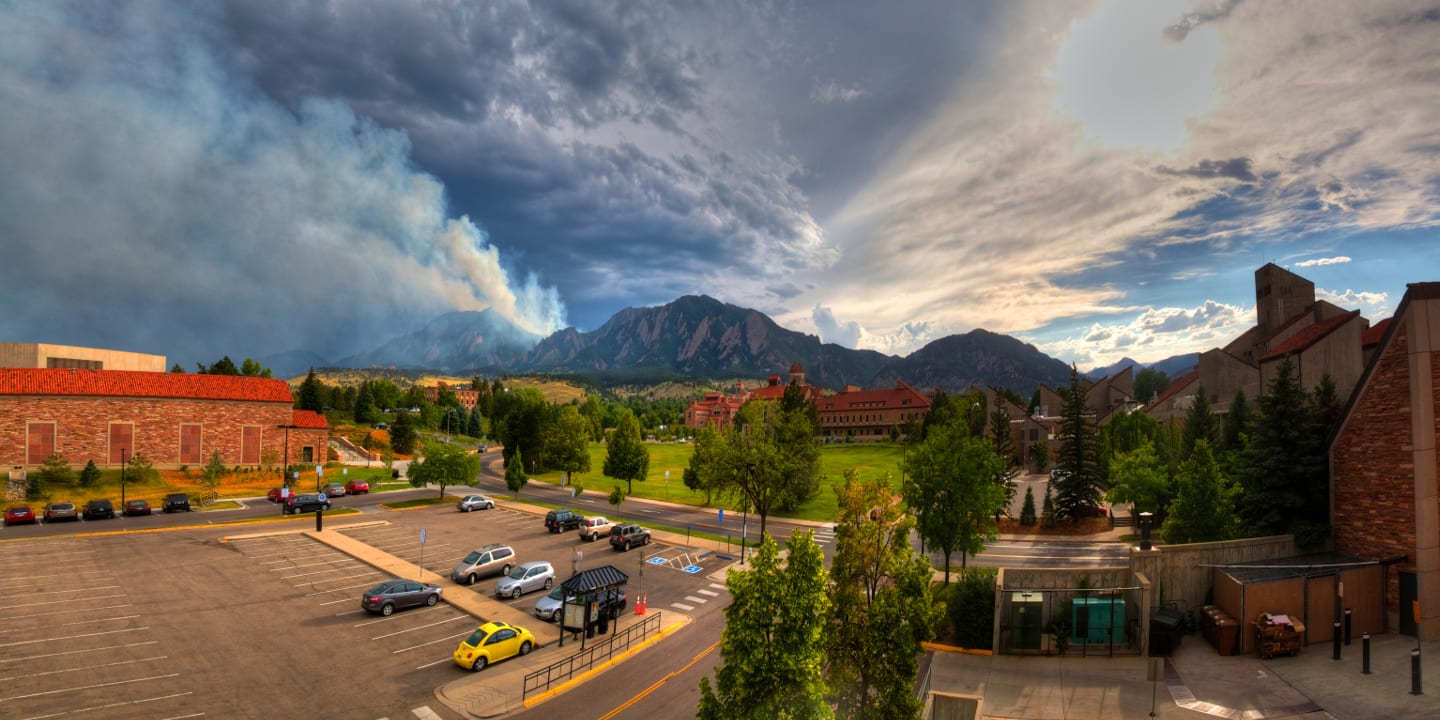 University of Colorado Boulder Flatirons