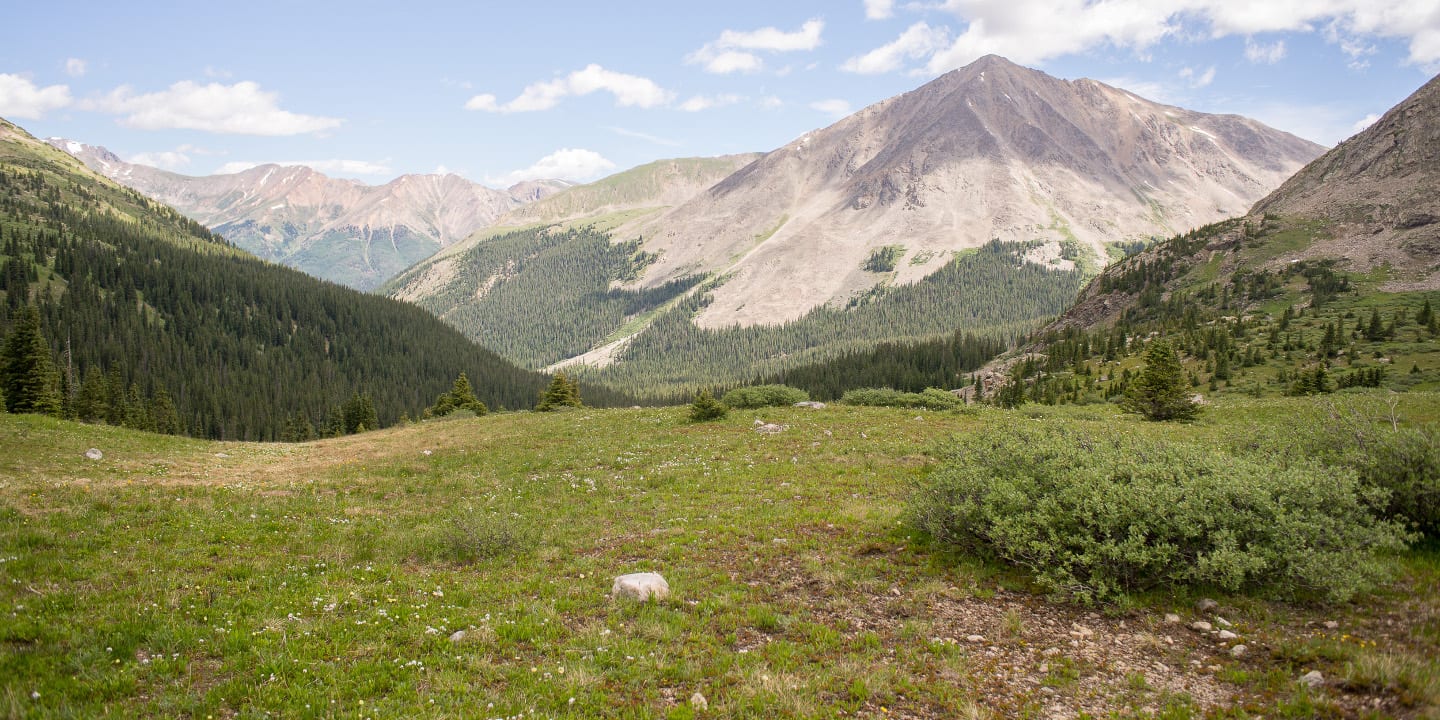 Collegiate Peaks Wilderness Lake Ann View