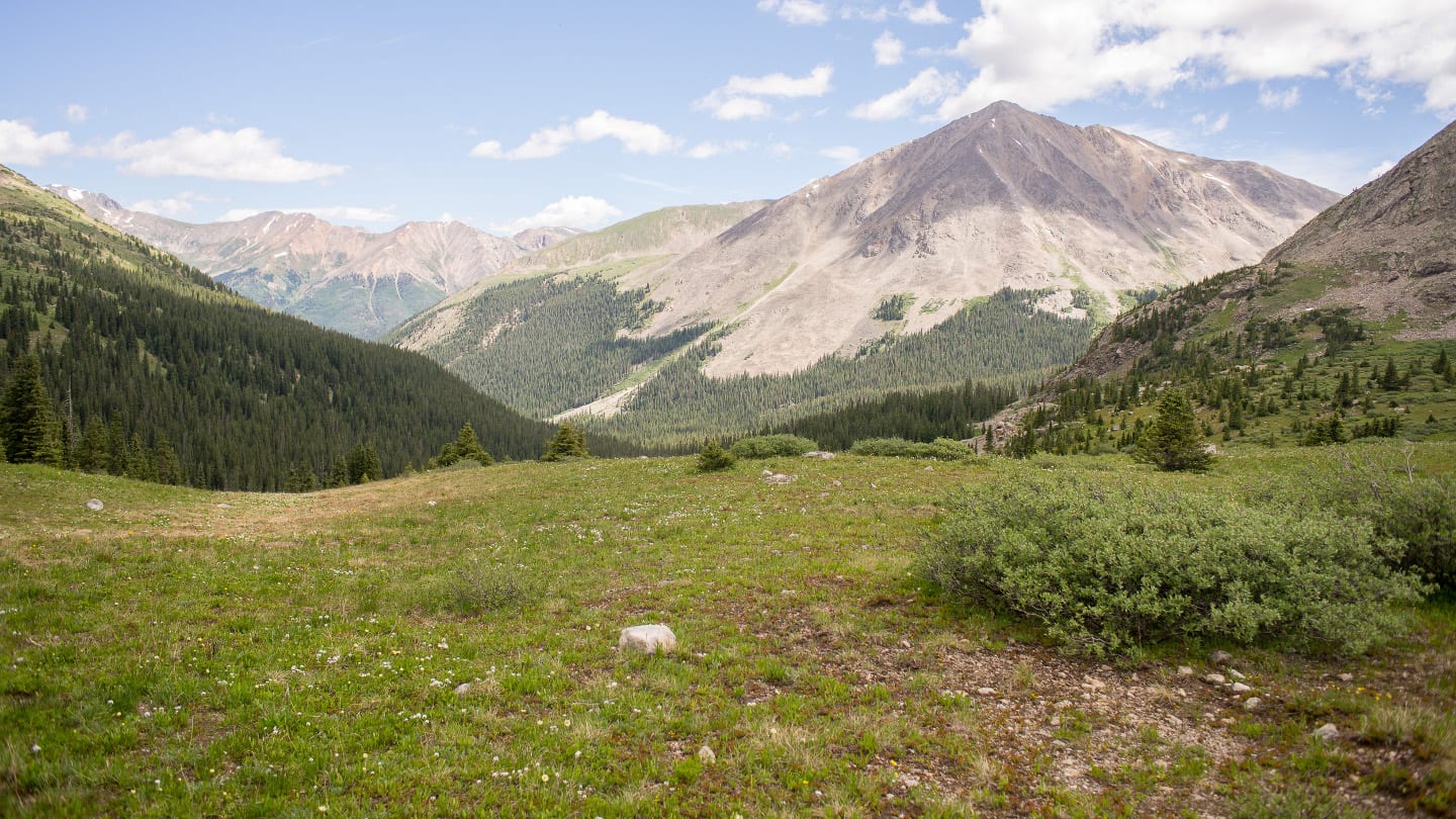 Collegiate Peaks Wilderness Lake Ann View