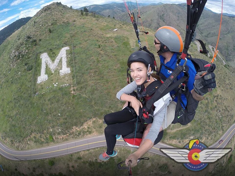 Colorado Paragliding Golden Colorado Mount Zion M