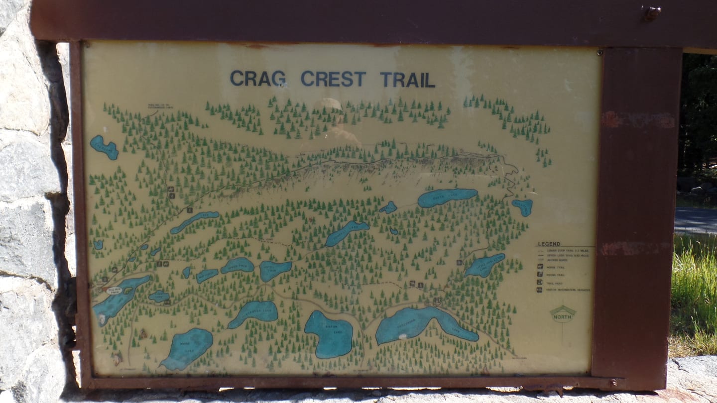 Crag Crest Trail Map