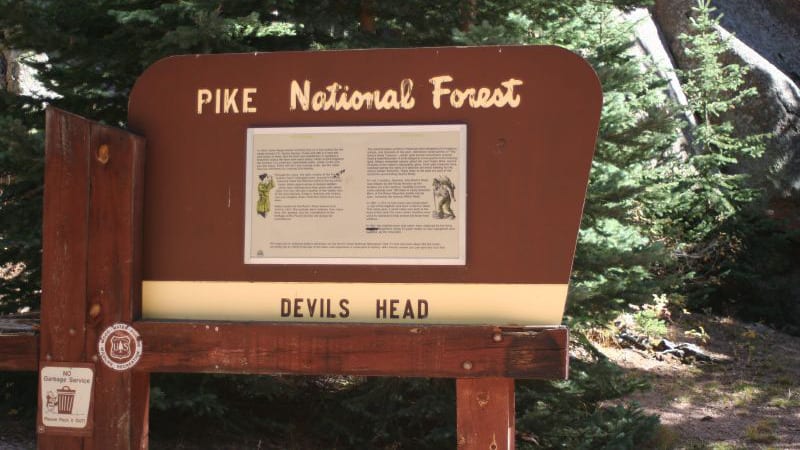 Devil's Head Trailhead Pike National Forest