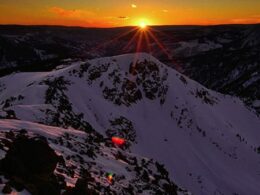 Eagles Nest Wilderness Gore Range Vail Valley Sunset