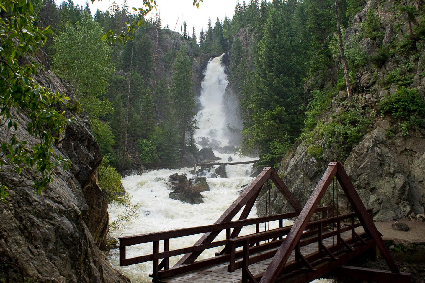 Fish Creek Falls Trail Historic Bridge