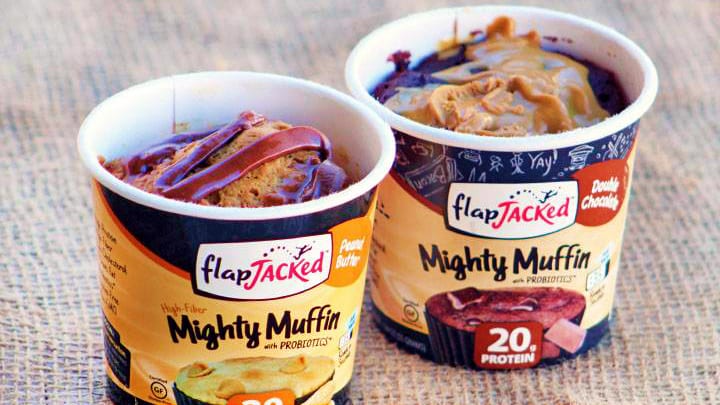 flapJacked Mighty Muffins Peanut Butter and Double Chocolate
