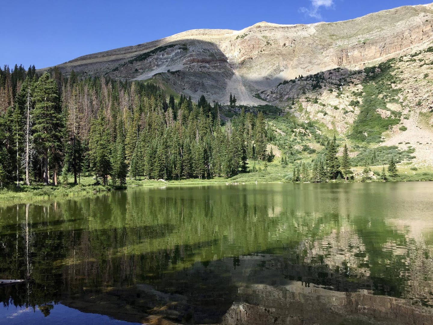 Fossil Ridge Wilderness Mill Lake Colorado