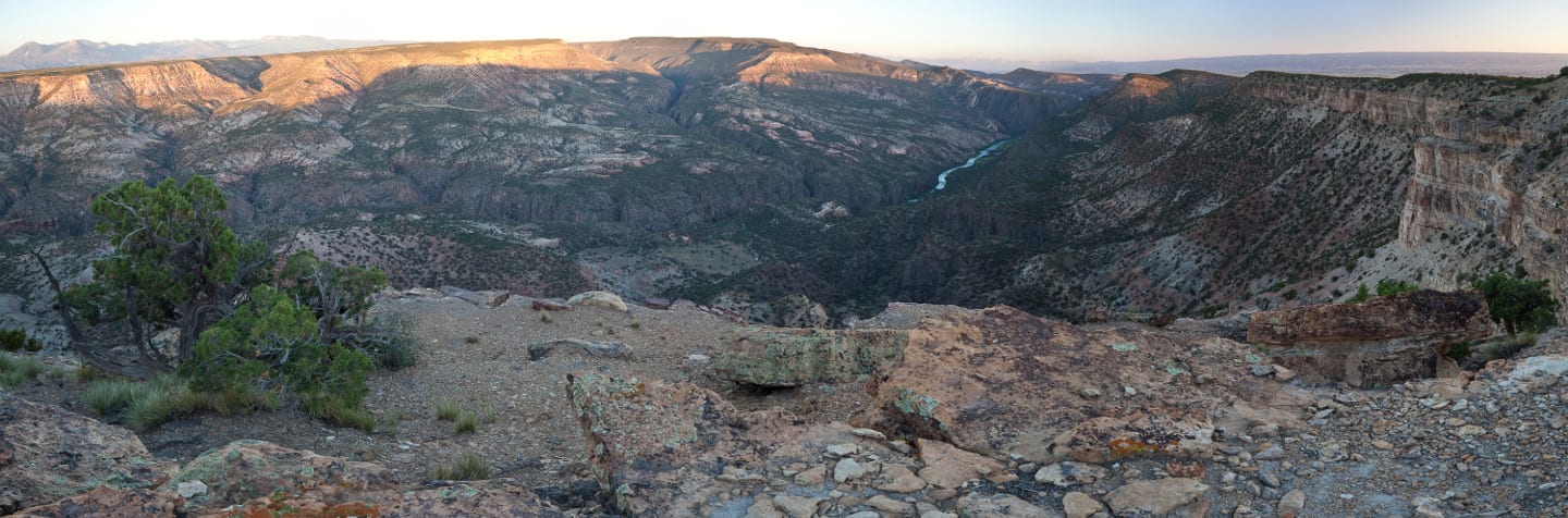 Gunnison Gorge Wilderness Colorado Panorama