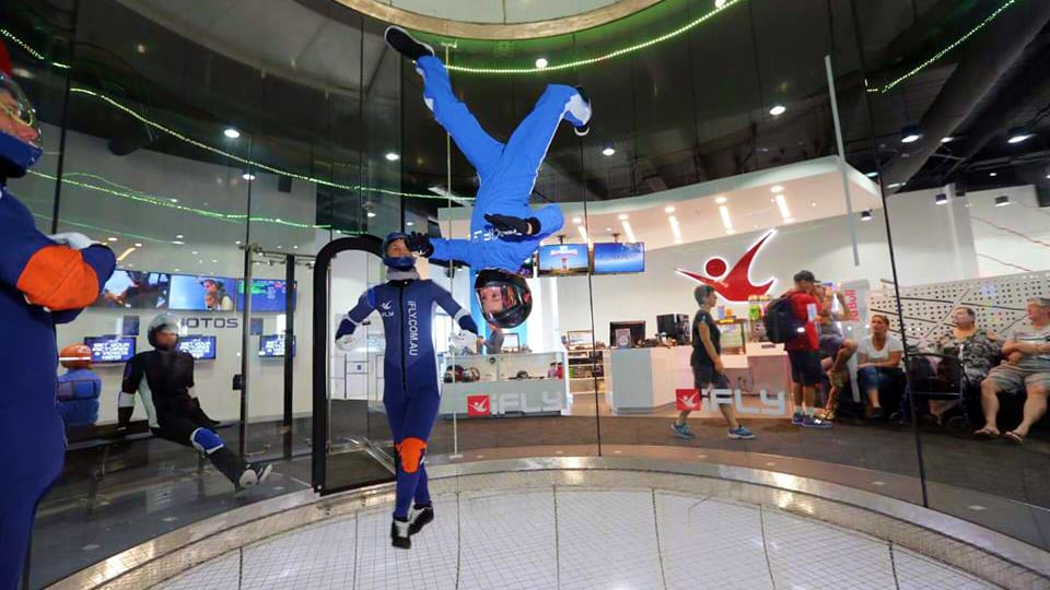 IFLY Indoor Skydiving Upside Down Colorado