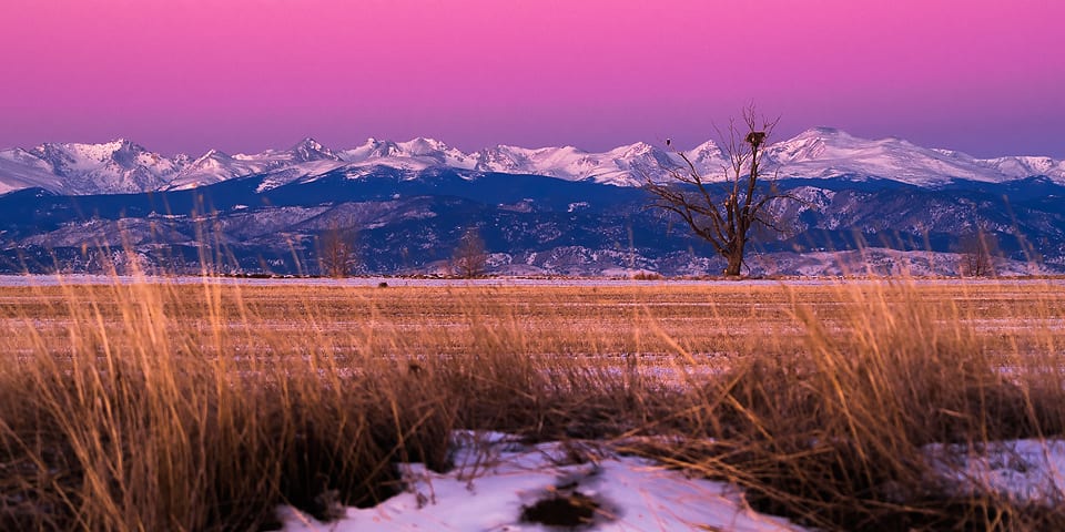 Indian Peaks Sunrise Colorado