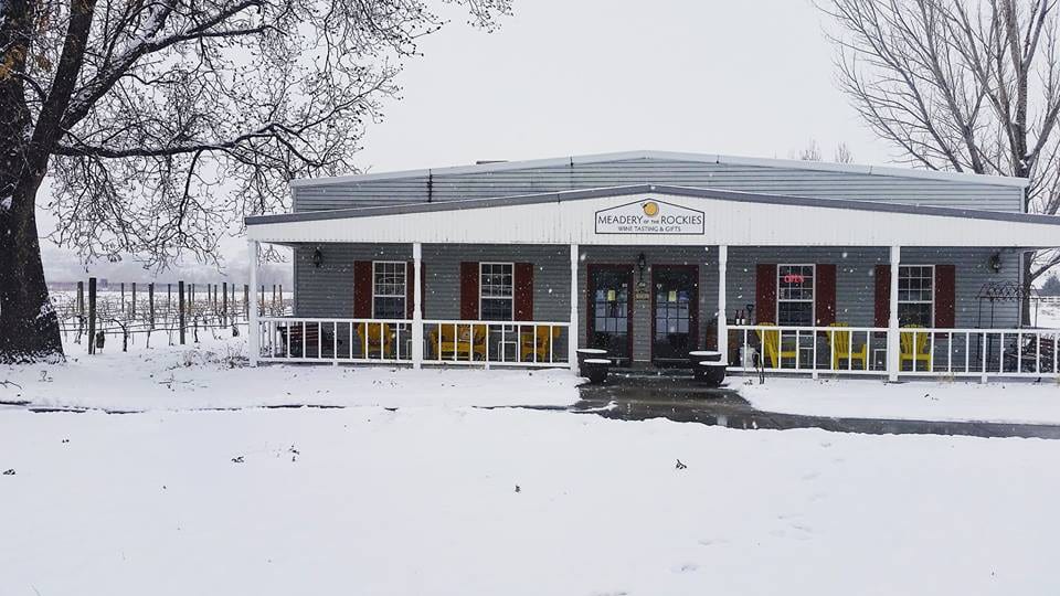 Meadery of the Rockies Tasting Room Winter