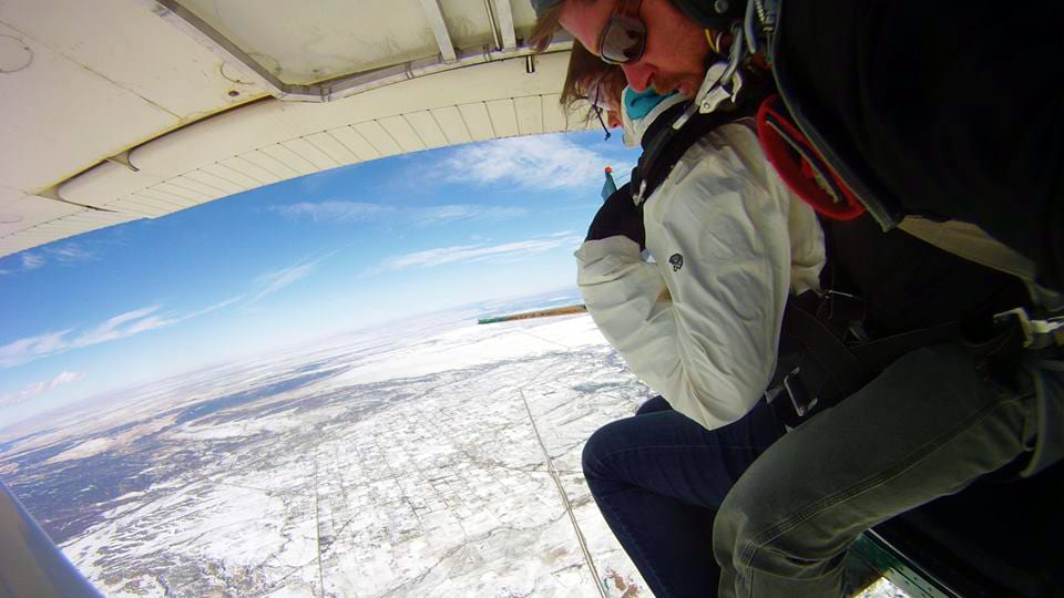 Skydive Colorado Airplane Aerial View