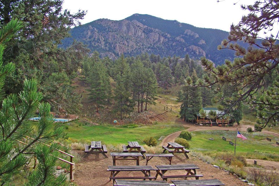 Tarryall River Ranch Picnic Tables