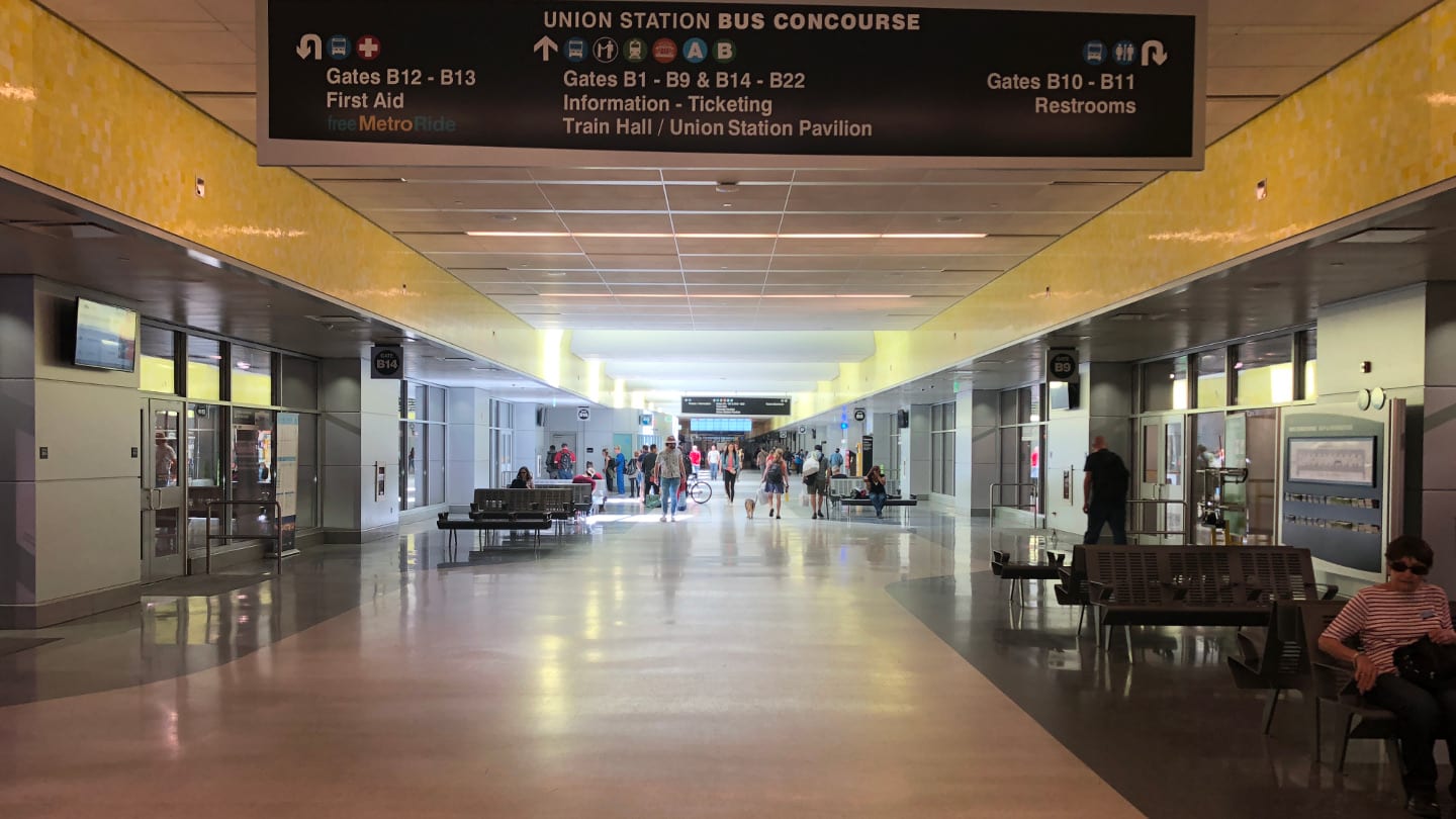 Denver Union Station Bus Concourse