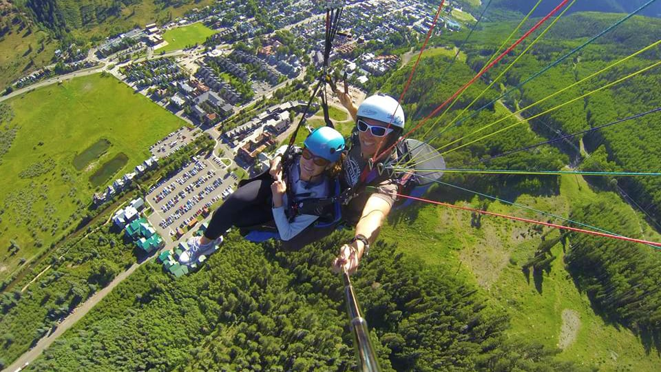 Telluride Paragliding Aerial View
