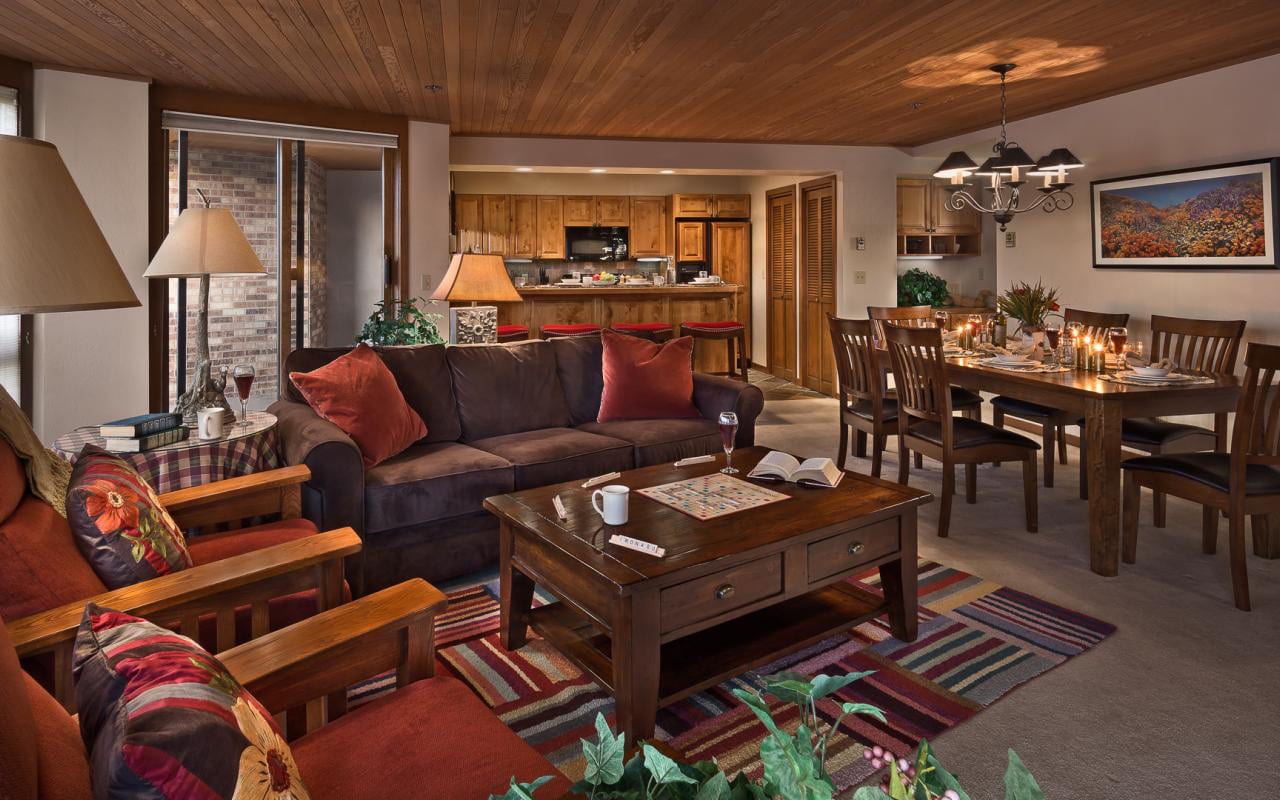 Chateau Chamonix Living Room