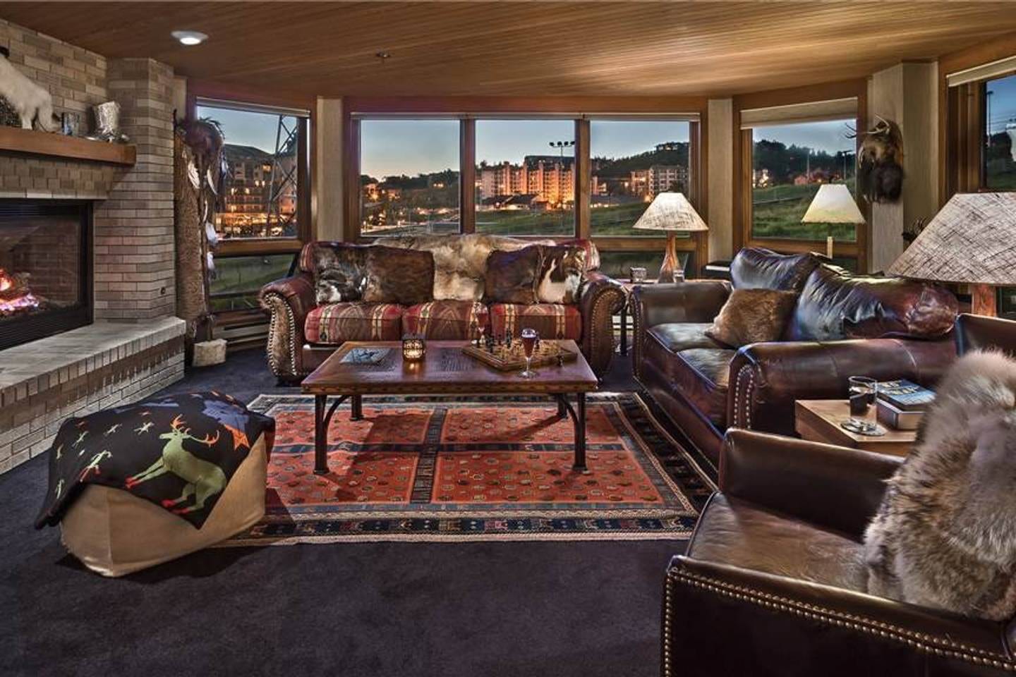 Chateau Chamonix Fireside Lounge Steamboat Springs