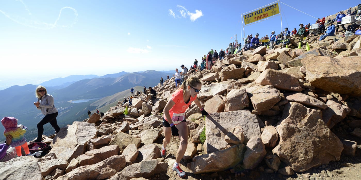 Pikes Peak Ascent Trail Run Summit Finish