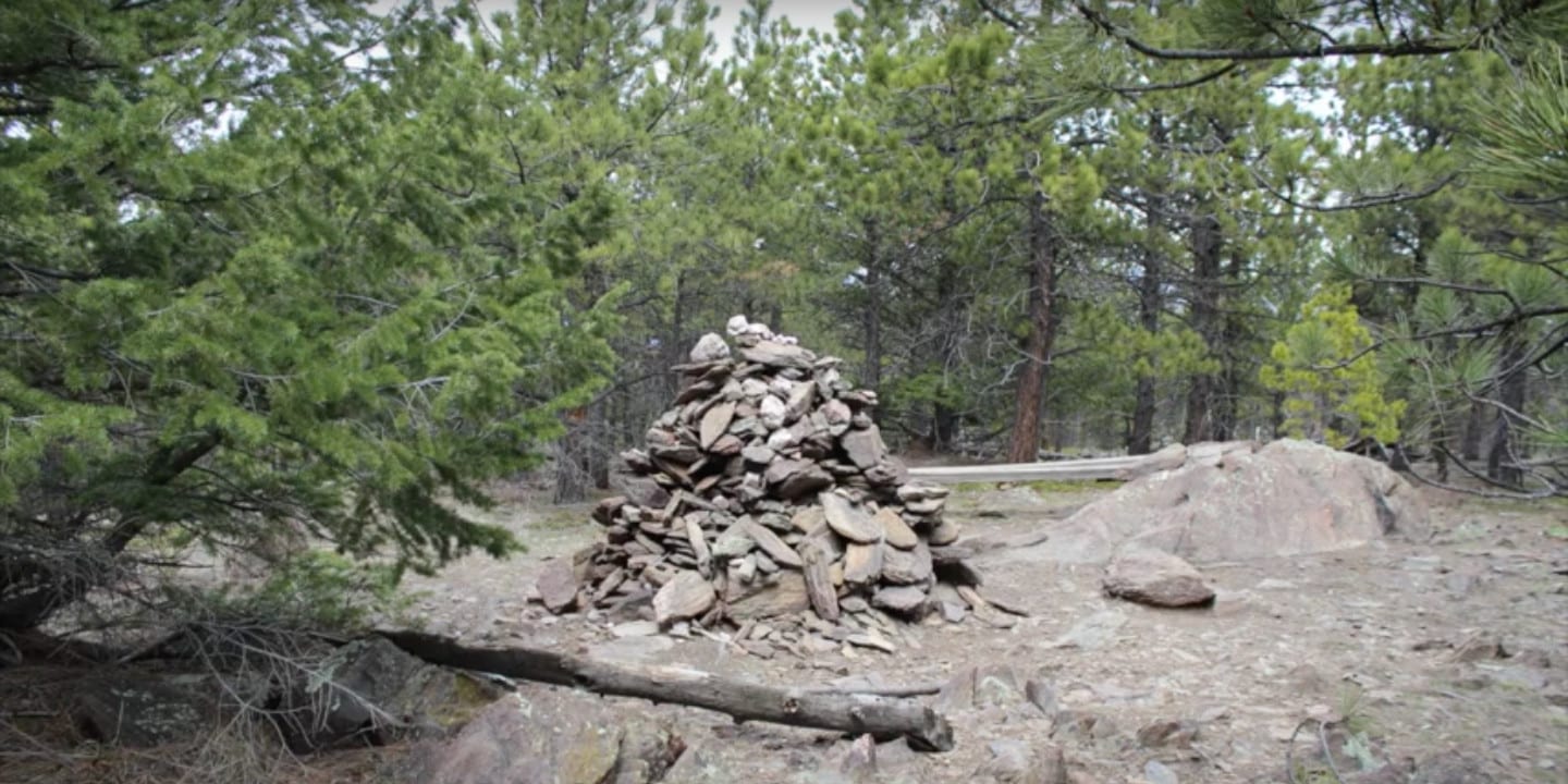 Round Mountain Trail Summit Rock Pile