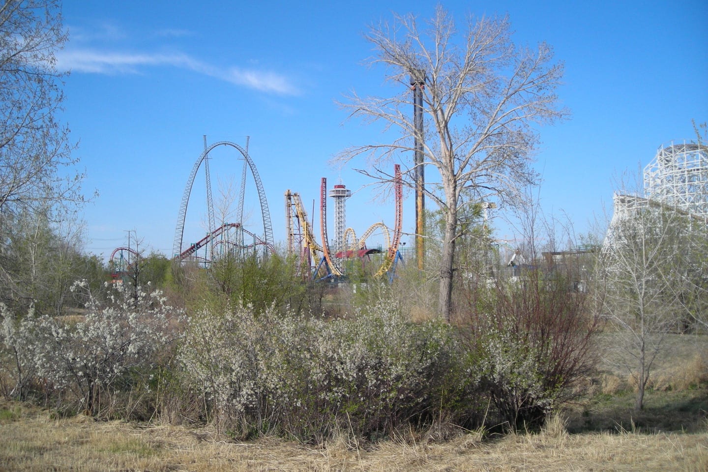 Platte River Greenway Trail Elitch Gardens Amusement Park