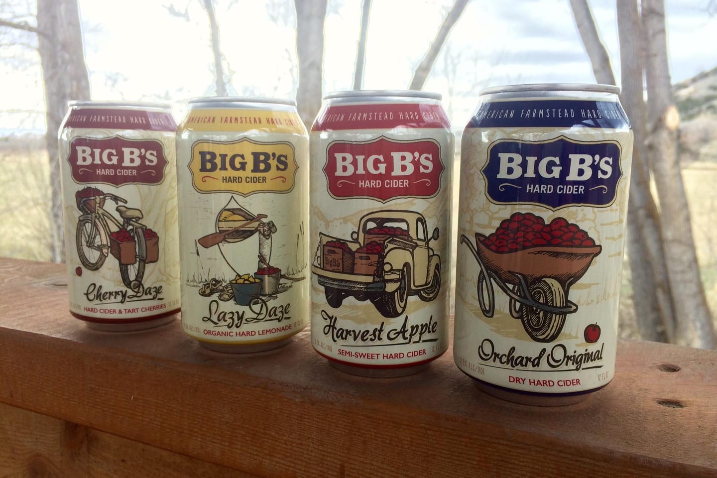 Big B's Hard Cider Cans