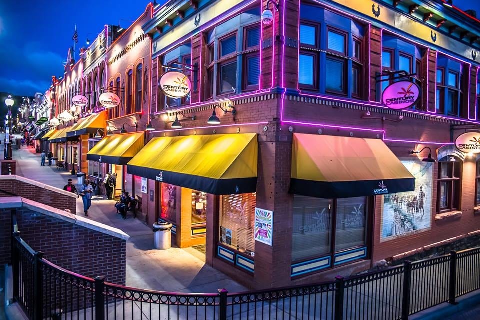 Century Casino Cripple Creek Exterior Night