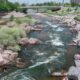 Denver Confluence Park Hot Summer Day