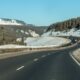 Colorado Highway Driving Rocky Mountains