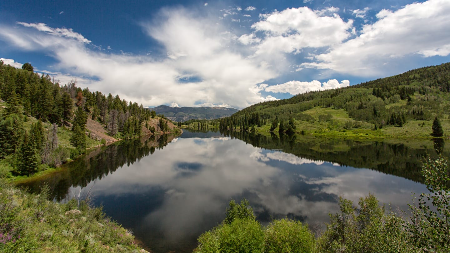 Hiking Lower Cataract Lake Summit County Colorado