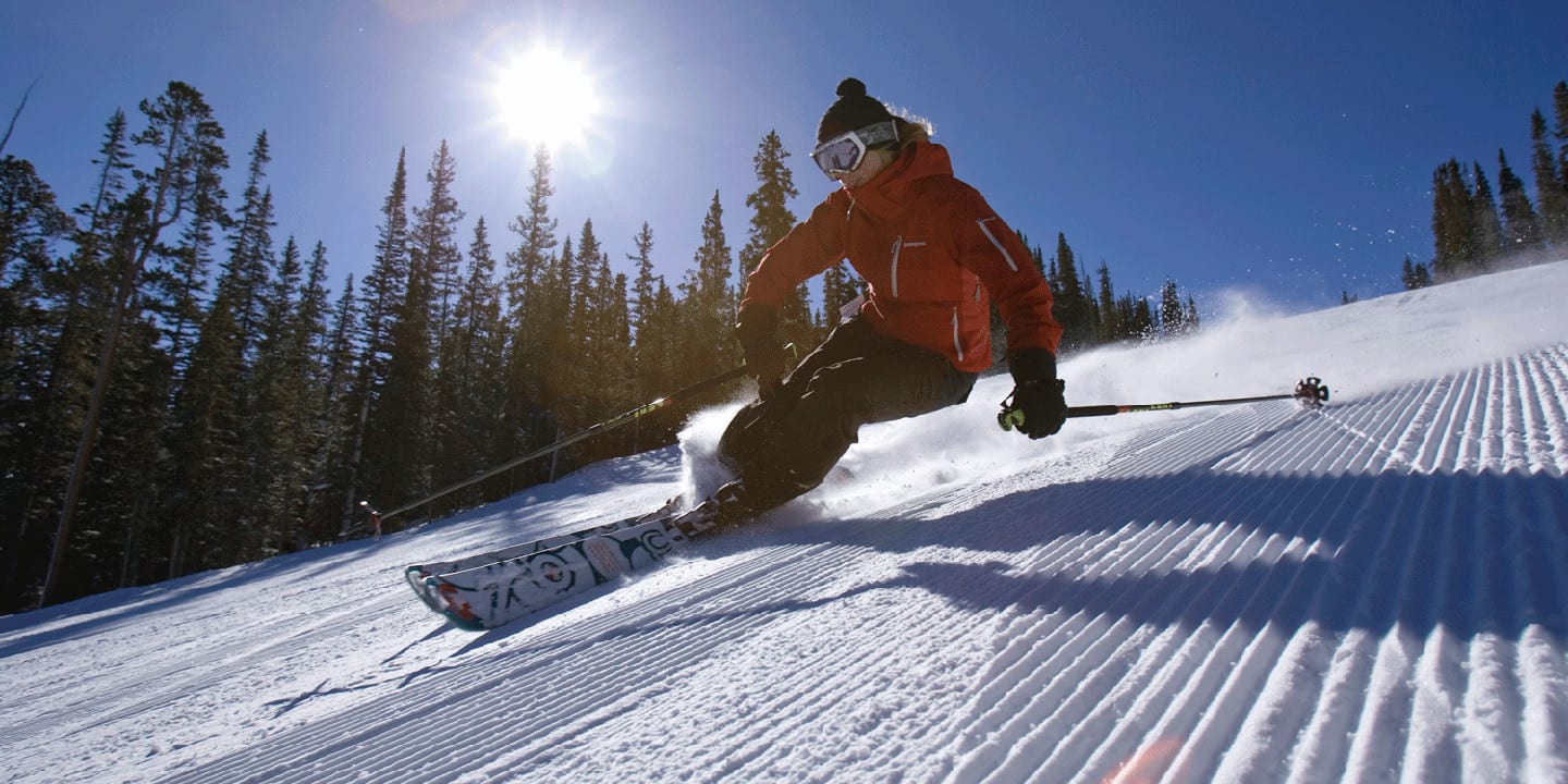 Skiing Colorado Corduroy