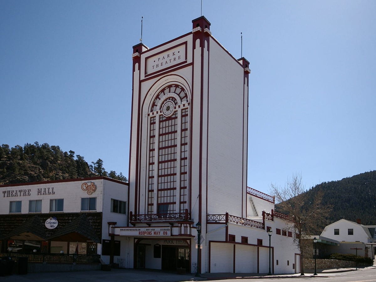 Historic Park Theatre and Cafe Estes Park Colorado