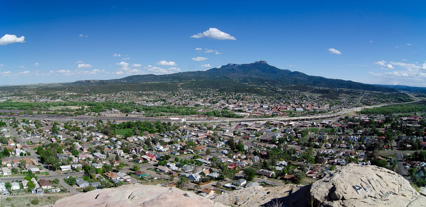 Trinidad Colorado Aerial View