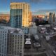 Downtown Denver Colorado Aerial Panorama