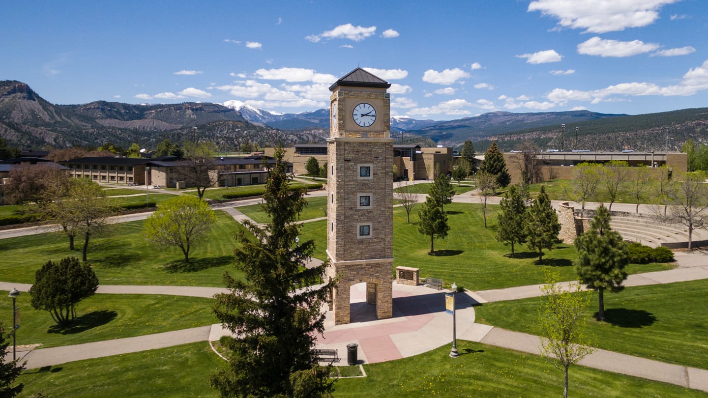 Fort Lewis College Durango Campus Aerial