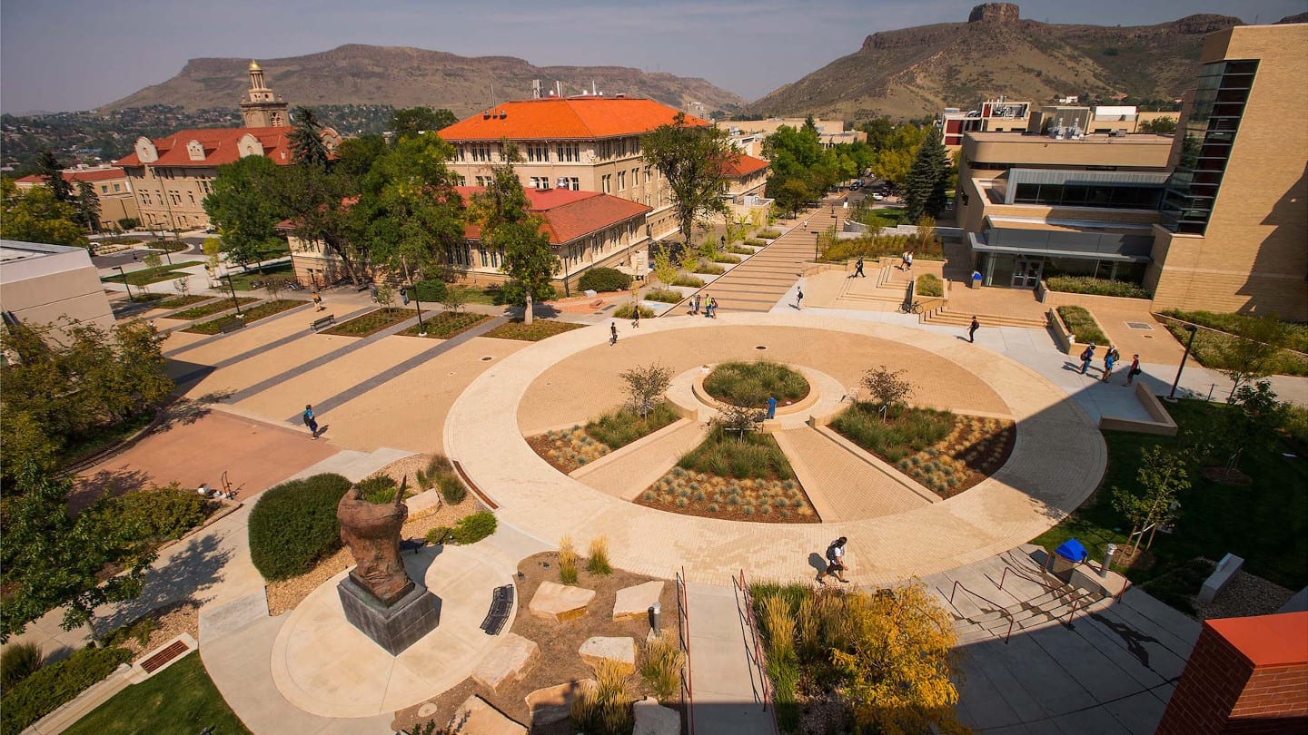 School of Mines Golden Campus Aerial
