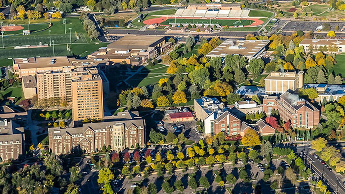 University of Northern Colorado Greeley Campus Aerial