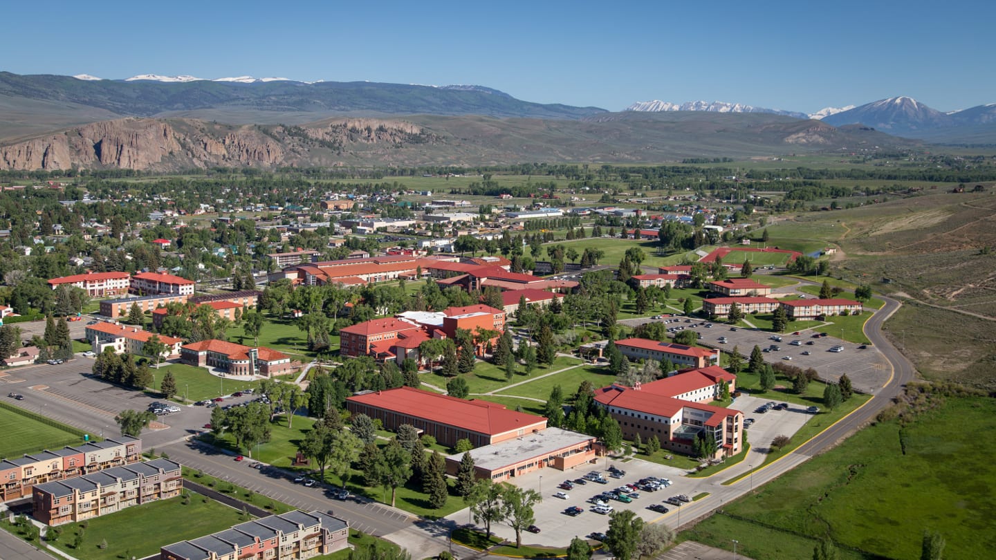 Western State Colorado University Campus Aerial View