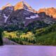 Maroon Bells Fall Sunrise Aspen