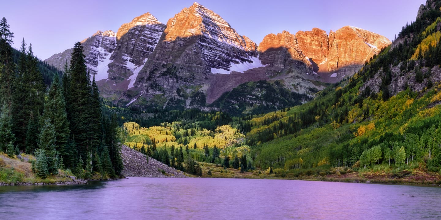 Maroon Bells Fall Sunrise Aspen