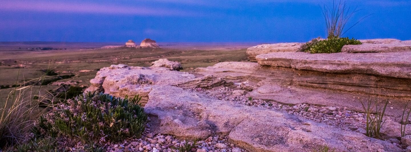 Pawnee Buttes Twilight Eastern Colorado
