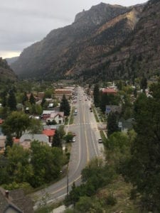 Million Dollar Highway 550 Downtown Ouray Main Street Aerial