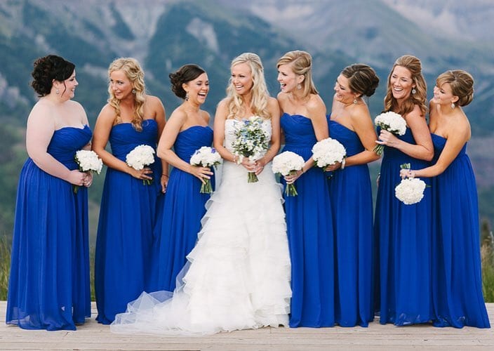 Colorado Wedding Venue Bridesmaids Telluride Overlook