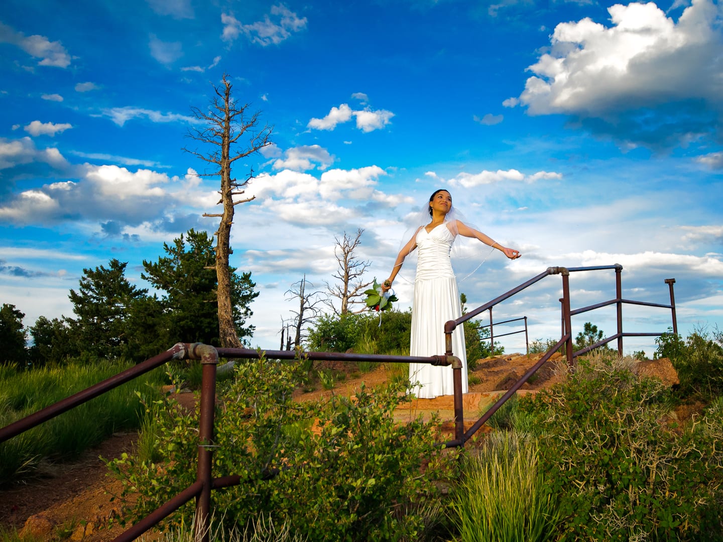 Married In Colorado Bridge Rampart Range