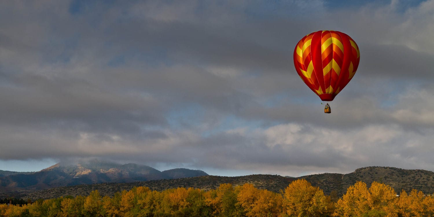 Moving to Colorado Hot Air Balloon Chatfield Reservoir