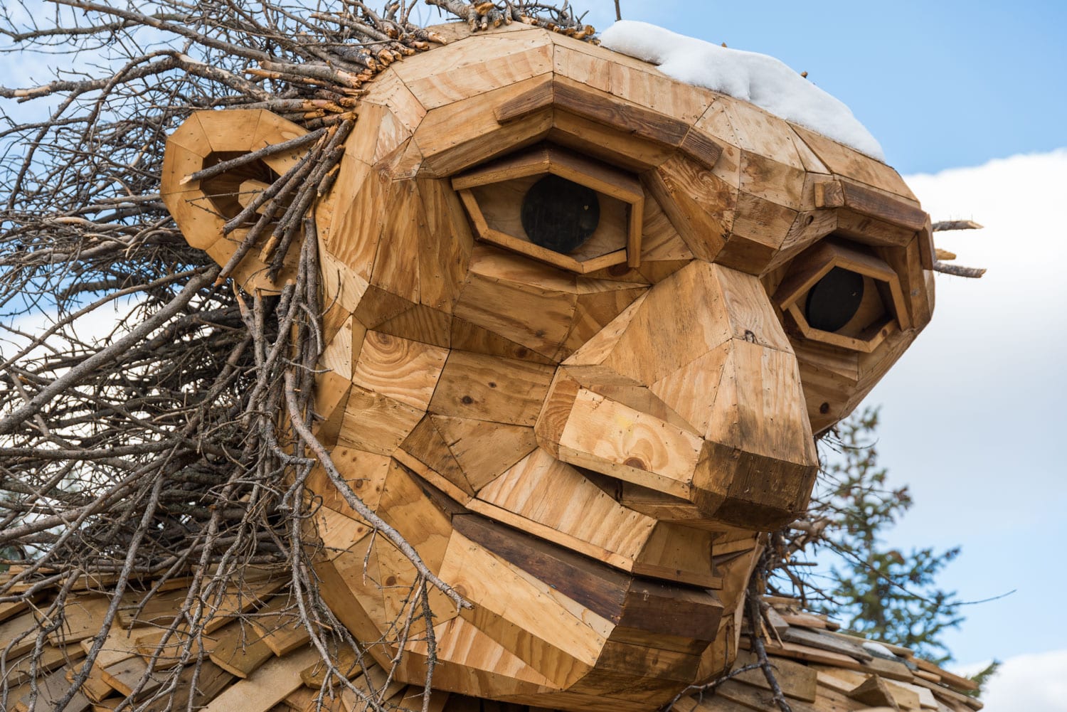 Breckenridge Troll Art Sculpture Face