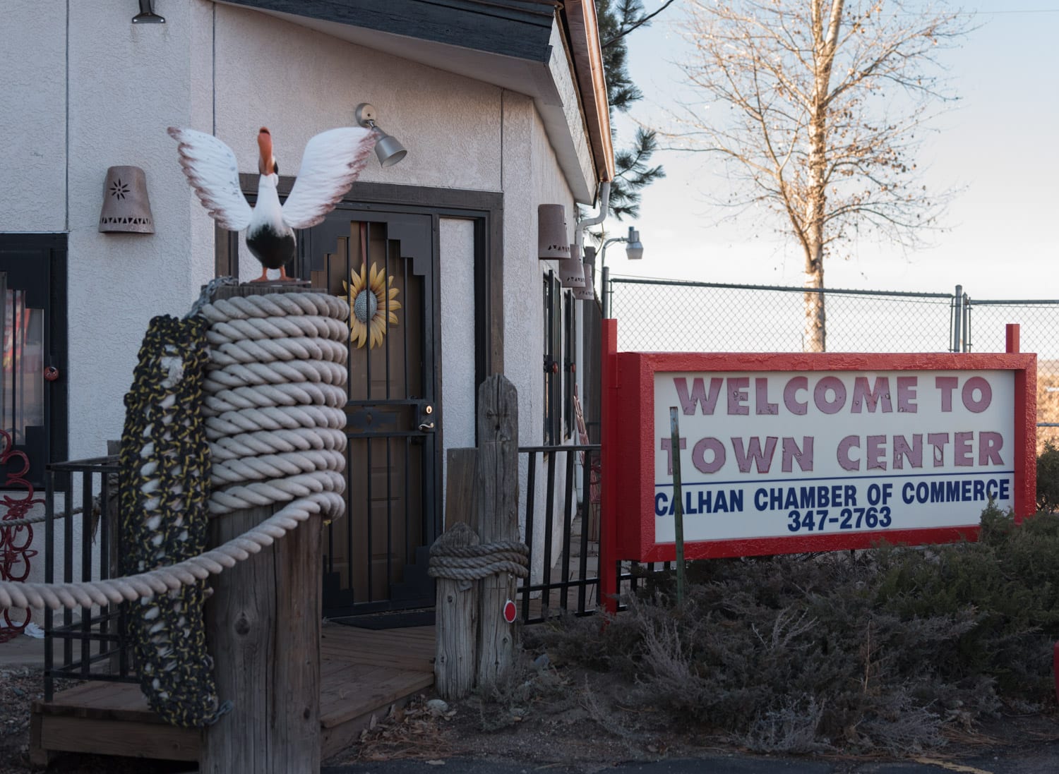Calhan CO Welcome Sign
