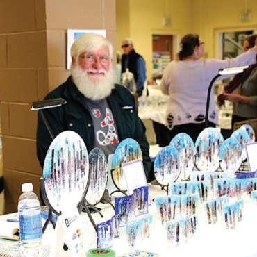 Evergreen Winterfest Plate Art Vendor