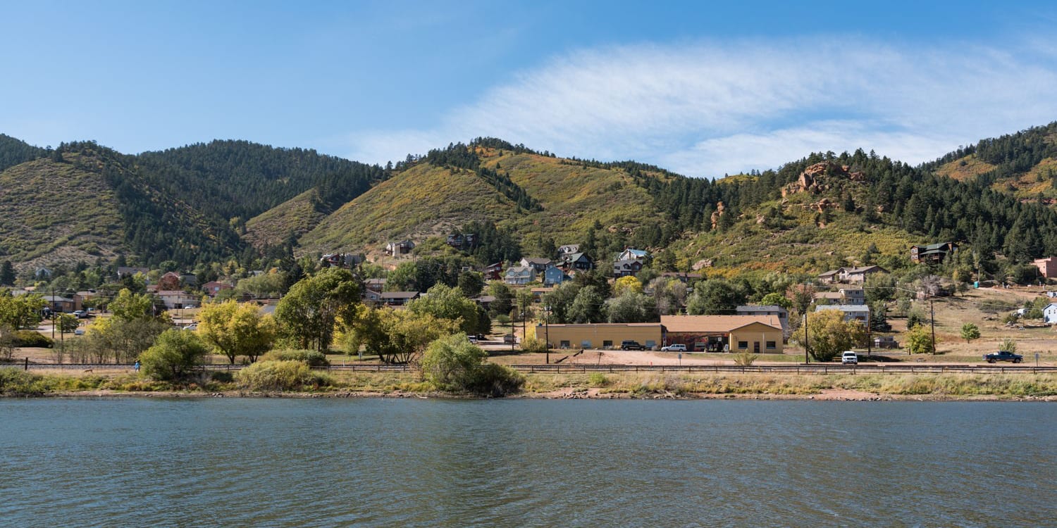 Palmer Lake Colorado Town View